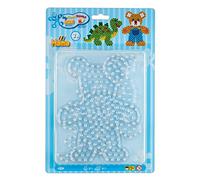 Hama Placas para perlas de planchar Pozo y Dinosaurio – Blíster 2 placas, talla Maxi, ocio creativo