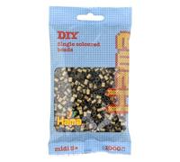 HAMA Bolsa de perlas | Aprox. 1000 cuentas midi fusibles para manualidades y mosaicos | Perlas de fusión para niños creativos 5+ | Juego de arte y decoración | Bronze