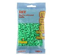 HAMA Bolsa de perlas | Aprox. 1000 cuentas midi fusibles para manualidades y mosaicos | Perlas de fusión para niños creativos 5+ | Juego de arte y decoración | Light Green