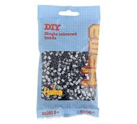 HAMA Bolsa de perlas | Aprox. 1000 cuentas midi fusibles para manualidades y mosaicos | Perlas de fusión para niños creativos 5+ | Juego de arte y decoración | Silver