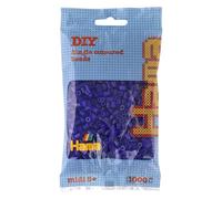 HAMA Bolsa de perlas | Aprox. 1000 cuentas midi fusibles para manualidades y mosaicos | Perlas de fusión para niños creativos 5+ | Juego de arte y decoración | Translucent Purple