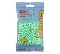 HAMA Bolsa de perlas | Aprox. 1000 cuentas midi fusibles para manualidades y mosaicos | Perlas de fusión para niños creativos 5+ | Juego de arte y decoración | Pastel Mint
