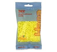 HAMA Bolsa de perlas | Aprox. 1000 cuentas midi fusibles para manualidades y mosaicos | Perlas de fusión para niños creativos 5+ | Juego de arte y decoración | Pastel yellow