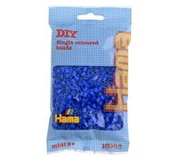 Hama Cuentas de planchar 207-08 – Aprox. 1000 cuentas midi fusibles para manualidades Azul