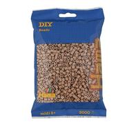 HAMA Bolsa de perlas | Aprox. 3000 cuentas midi fusibles para manualidades y mosaicos | Perlas de fusión para niños creativos 5+ | Juego de arte y decoración | light nougat