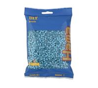 HAMA Bolsa de perlas | Aprox. 3000 cuentas midi fusibles para manualidades y mosaicos | Perlas de fusión para niños creativos 5+ | Juego de arte y decoración | turquoise