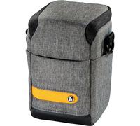Hama | Bolsa Funda para cámara réflex Digital (Funda para cámara Repelente al Agua, con Correa para el Hombro, Bolsa fotografía Hecha con Materiales reciclados) Gris