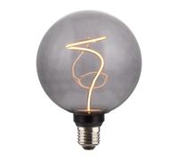 Hama | Bombilla LED filamento regulable (E27, globo G125, 1800 K) Ahumada | Bombilla LED globo, E27, filamento, luz extra cálida, regulable, 100 lm