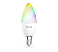 Hama | Bombilla led inteligente (Bombilla Wifi, multicolor regulabre, E14, estándar Matter, 5W, compatible con Alexa y Google Home) Multicolor