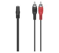 Hama Cable Adaptador Conector De 3.5MM F/2 Rca M