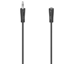 Hama Cable alargador de audio con conector de 3,5 mm estÃ©reo de 3,0 M