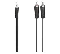 Hama Cable Audio 2 RCA Macho/Jack 3.5 mm Macho