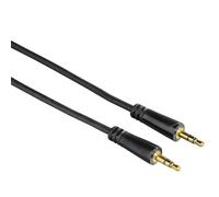Hama Cable AUX De 3M 3,5Mm Para Car-Hifi Radio De Auto A Teléfono MP4 MP3