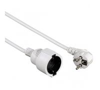 Hama Cable de Alimentación Alargador Schuko 3m Blanco
