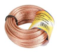 Hama Cable de altavoz (Naranja, 10 m, Número de cables: 2 ud., Sección: 1,5 mm²)