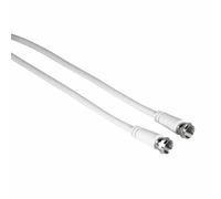 Hama Cable de Antena 10m Conector Coaxial - Coax Acoplamiento 75dB para TV Por