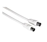 Hama Cable de Antena 3M Conector Coaxial - Coax Acoplamiento 75dB para TV Por