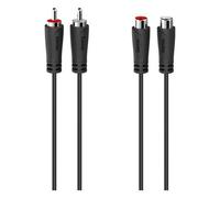 Hama Cable De Audio 3 M 2 X RCA Negro