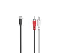 Hama Cable de audio USB-C a RCA macho, estéreo, 1,5 m