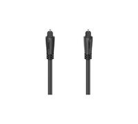 Hama | Cable óptico ODT M (Toslink) de 1,5m, Transmisión de señal rápida, Para una señal de audio digital, Compatible con Blu-ray y/o un amplificador