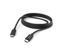 Hama | Cable de carga USB C a USB C de 3 metros (Cable USB-C, Carga Rápida, Transferencia de Datos Rápida, Universal, Cable Largo) Color Negro