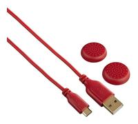 Hama Cable De Carga USB De 3M + Botones Para Sony PS4 Controlador Inalámbrico