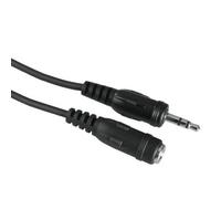 Hama Cable De Extensión De 3,5 Mm Conector Estéreo Jack Toma Enchufe Acoplador