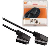 Hama Cable Euroconector 3M RGB 21-polig Conexión Av para TV VHS Reproductor