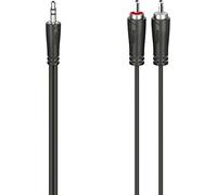 Hama | Cable Jack 3,5 mm a 2 RCA Macho Estéreo 1,5 m