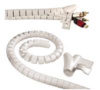 Hama 083151 Easy Cover 1,5 m de Cable en Espiral Cubierta Blanca