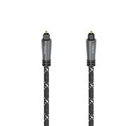 Hama | Cable Óptico ODT de 1,5m, Garantiza una calidad de sonido limpio, Cable reforzado, Enchufe de metal