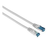 Hama | Cable red CAT-6 Gigabit apantallado (cable rj45 F/UTP, 3 m, transmisión alta velocidad, reducción interferencias) Color Gris