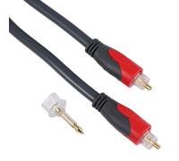 Hama 3M Cable Toslink + 3,5mm Óptico Adaptador Enchufe para Md Minidisk CD Dat