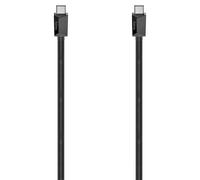 Hama Cable USB (1,5 m, Clavija USB C, Negro)