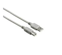 Hama | Cable USB A - B, 2.0 (Cable USB, 2.0, 480 MBs, 3 m) negro, granel