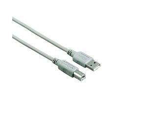 Hama | Cable USB A - USB B, 2.0 (Cable USB, USB 2.0, 480 MBs, 1,5 m) negro, granel