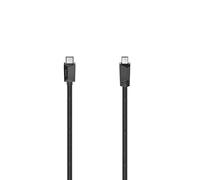 Hama - Cable USB-C, macho USB-C - Mini USB-B, USB 2.0, 480 Mbit/s, 0,75 m