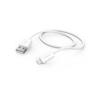 HAMA CABO USBA LIGHTNING 1M BRANCO