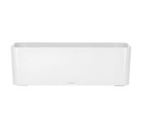 HAMA | Caja de Cables Maxi (Caja de Cables para regleta, fácil gestión de Cables, para Oficina, Escritorio, hogar, Almacenamiento de Cargadores, Discos Duros, etc., con Patas de Goma), Color Blanco