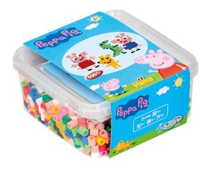 HAMA - Caja de Peppa Pig, cuentas para planchar talla Maxi - Ocio creativo, multicolor