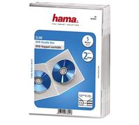 Hama - Caja Doble para DVD, Lote de 5, Transparente