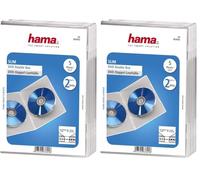 Hama - Caja Doble para DVD, Lote de 5, Transparente (Paquete de 2)