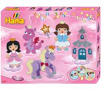 HAMA - Caja "Fantasie Fun" - 4000 cuentas y 2 placas - Cuentas para planchar de tamaño Midi - Ocio creativo