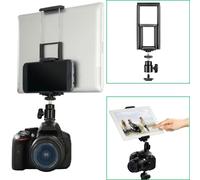 Hama Cámara Adaptador 1/4" + Smartphone Soporte Tablet Soporte Trípode