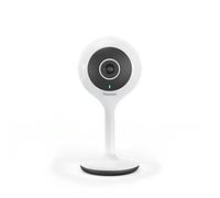 Hama | Cámara WiFi 1080p (Cámara de vigilancia Sensor de Movimiento y función de visión Nocturna, Control por App Voz Compatible con Alexa y Google Home) Color Blanco, 2,4 GHz.