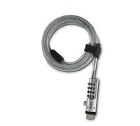 Hama | Candado para portátil USB (candado de seguridad con 4 dígitos. de acero) Plata