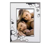 Hama Cape Coral Blanco Expositor de pie retroiluminado - Marco (Vidrio, Metal, Blanco, Expositor de pie retroiluminado, 10 x 15 cm)