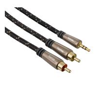 Hama Car-Hifi - Cable Aux 3,5mm Gato > Rca para MP4 MP3 Ipod Reproductor de