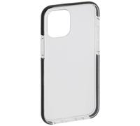 Hama Carcasa para iPhone 13 Pro MAX Protector (Funda Protectora para Apple de TPU, Carcasa de protección Flexible, protección de teléfono móvil con Marco antichoque) Transparente, Color Negro