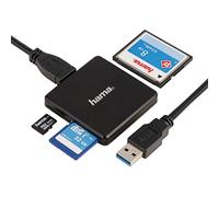 Hama Card Reader 35-in-1 lector de tarjeta Black multi USB 3.0